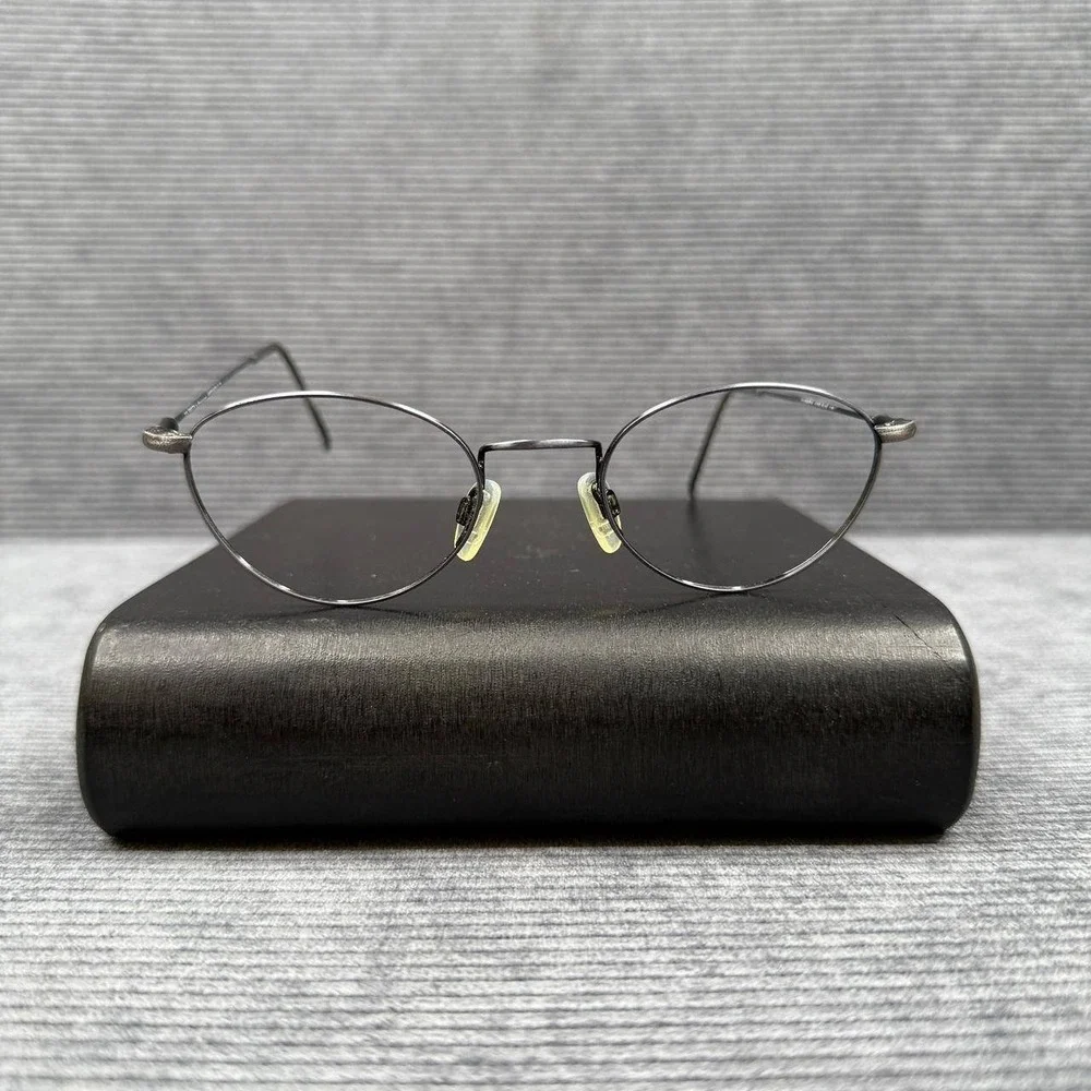Celebrity by Altair Y2k Eyewear SBlue‎ Oval Metal Glasses Frames Italy 48-20-135